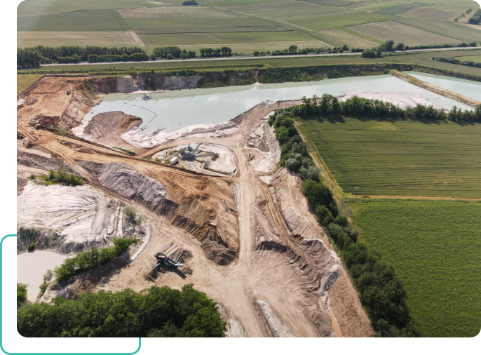 producteur de sable Alsace, Carrière de Riedseltz 67 Fulchiron