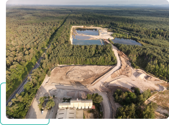 producteur de sable près de Strasbourg, Carrière de Soufflenheim 67